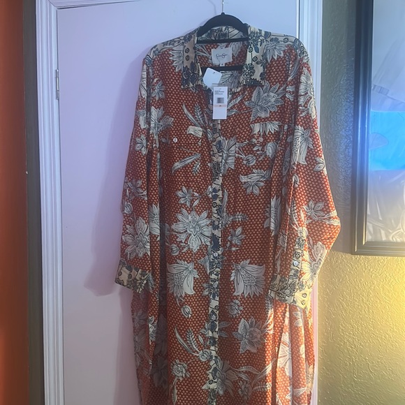 Adorable Jessica Simpson robe or lounger with side slits - Picture 1 of 5